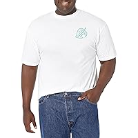 Nintendo Leafy Line Logo Men's Tall Tops Short Sleeve Tee Shirt White