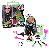 Just Play Art Squad Nene 10-inch Doll & Accessories with DIY Craft Etching Project, Kids Toys for Ages 3 Up