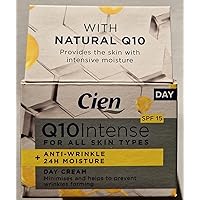 Anti-Wrinkle Anti-Age Day Cream with Q10 and Vitamin E with UV Filter 50 ml by cien