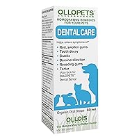 OLLOPETS Dental Care, Organic Homeopathic Remedy for All Pets, 1 Fl Ounce
