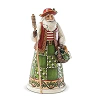 Jim Shore Heartwood Creek Italian Santa Stone Resin Figurine, 6.875”