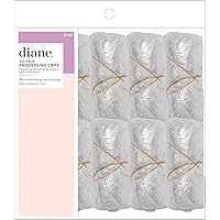 Diane Disposable Clear Processing Hair Caps, For Salons, DIY, Conditioning, Dyeing, Hair Treatments, Bag of 100, D722