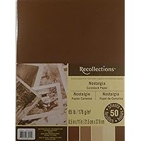 Recollections Nostalgia Cardstock Paper, 8.5