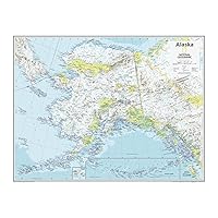 National Geographic: Alaska Wall Map - 28 x 22 inches - Paper Rolled