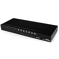 StarTech.com Multiple Video Input with Audio to HDMI Scaler Switcher - HDMI/VGA/Component - HDMI Converter Switch (VS721MULTI)