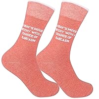 FUNATIC Socks with Funny Sayings - Novelty Gifts for Men, Women, Teens - Sarcastic, Profane, Rude