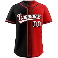 Custom Gradient Baseball Jersey Stitched/Printed Personalized Team Name Number Sports Uniform for Men Women Youth