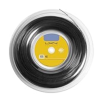 Luxilon 4G Black 125 Tennis String - 200m Reel, Black