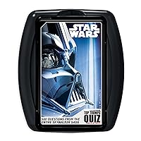 Top Trumps Star Wars Card Game, 500 questions for boys and girls aged 8 plus, Test your knowledge and memory with this Tabletop Game