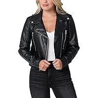 Rock & Republic Womens Faux Leather Jacket