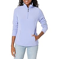 Amazon Essentials Women's Classic-Fit Long-Sleeve Quarter-Zip Polar Fleece Pullover Jacket-Discontinued Colors