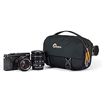 Lowepro Trekker Lite Hp 100, Compact Camera Backpack with Tablet Pocket, Camera Bag for Crop-Sensor Mirrorless Cameras, Ultracinch Compression System, Black