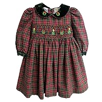 Christmas Dress in Tartan for Baby Girls and Up