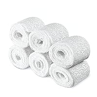 Plaster Cloth Rolls (Pack of 12) - Gauze Bandages for Body Casts