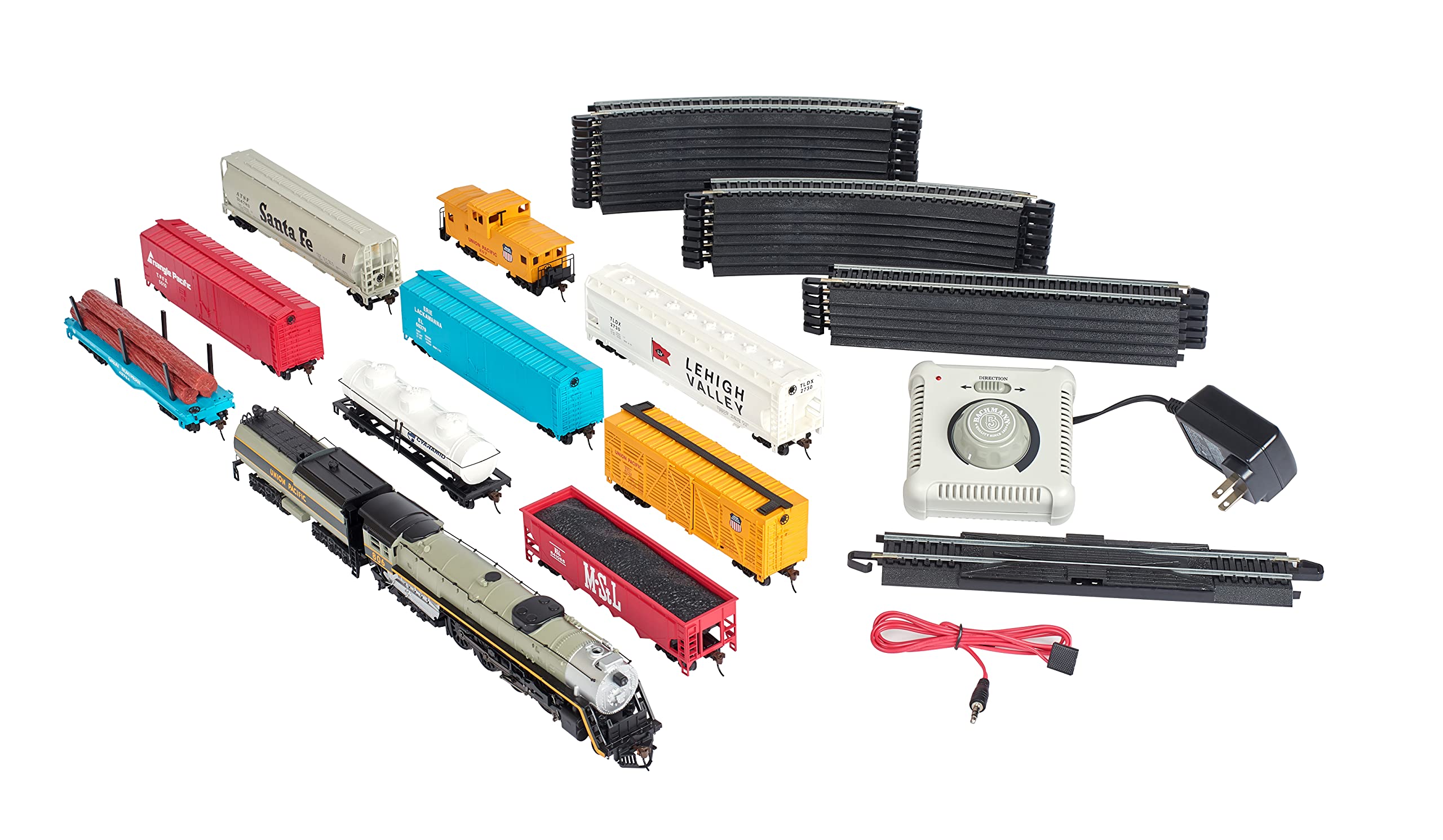 Bachmann Trains - Overland Limited Ready To Run Electric Train Set - HO Scale