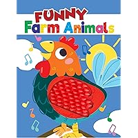Funny Farm Animals - Silicone Touch and Feel Board Book - Sensory Board Book Funny Farm Animals - Silicone Touch and Feel Board Book - Sensory Board Book Board book