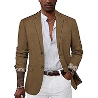 GRACE KARIN Men's Casual Blazer Suit Jackets 2 Button Lightweight Sport Coats