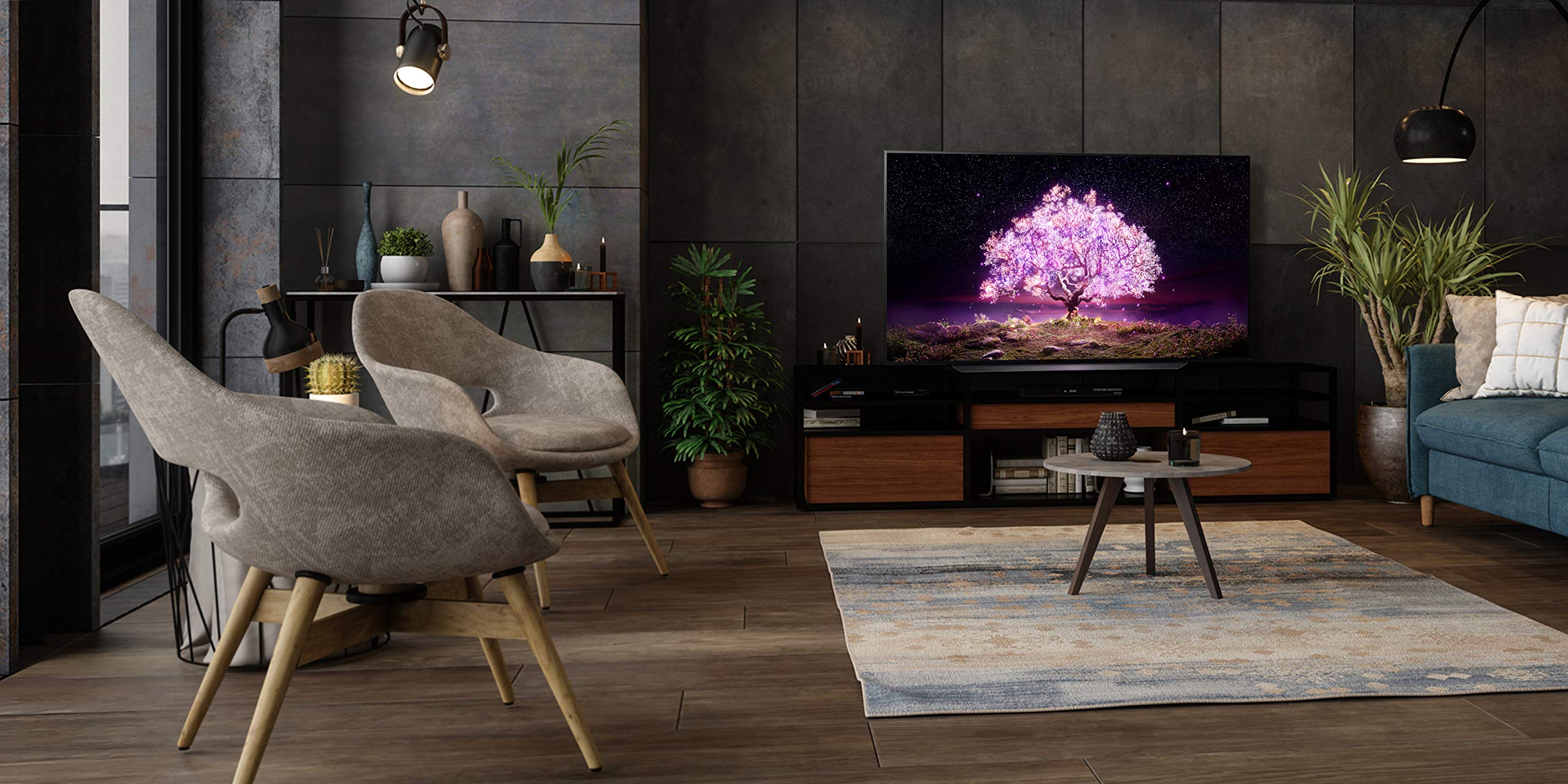LG C1 Series 65-Inch Class OLED Smart TV OLED65C1PUB, 2021 - 4K TV, Alexa Built-in