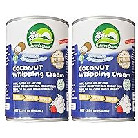 Nature's Charm Premium Coconut Whipping Cream (2 Pack, Total of 27fl.oz)