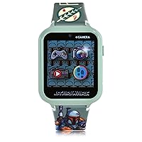 Smart Watch for Kids – Boba Fett Star Wars Kids Watch with Camera, Games, Voice Recorder, Pedometer, Calculator – Interactive Girls and Boys Watch Ideal for School, Everyday Wear (BOB4001)