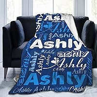 Dr.TOUGH Personalized Name Blanket for Kids Personalized Baby Blankets for Boys Girls Name Blanket for Birthday Mother's Day