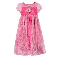 Disney Girls' Princess Fantasy Gown Nightgown, AURORA, 3T