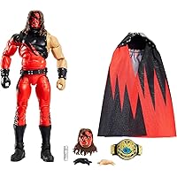 Mattel Ultimate Edition Kane Action Figure, 6-inch Collectible with Interchangeable Head, Swappable Hands & Entrance Cape for Ages 8 Years Old & Up