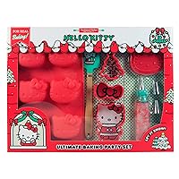 Hello Kitty Ultimate Holiday Baking Party Set with Cupcake Mold, Cookie Cutters and More