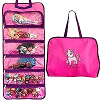 HOME4 Unicorn Toy Dolls Travel Carrying Bag Storage Organizer Compatible with Surprise Toys OMG Barbie LOL