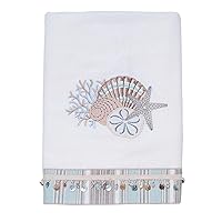 Avanti Linens - Bath Towel, Soft & Absorbent Cotton Towel (By the Sea Collection, White) 49.00