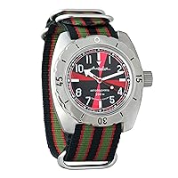 Vostok Amphibian Automatic Mens Self-Winding Diver Amphibia 710 Case Wrist Watch 710650