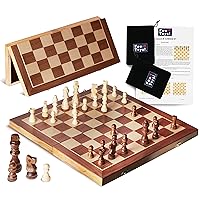 Wooden Chess Set for Adults and Kids, 15