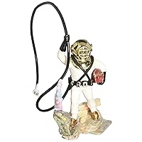 Penn-Plax Aerating Action Bubbler Ornament, Diver with Hose | Color May Vary | Small (050)