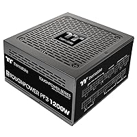 Thermaltake Toughpower PF3 ATX 3.0 1200W 80+ Platinum Full Modular SLI/Crossfire Ready Power Supply; PCIe 5.0 12VHPWR Connector Included; 10 Year Warranty; PS-TPD-1200FNFAPU-L