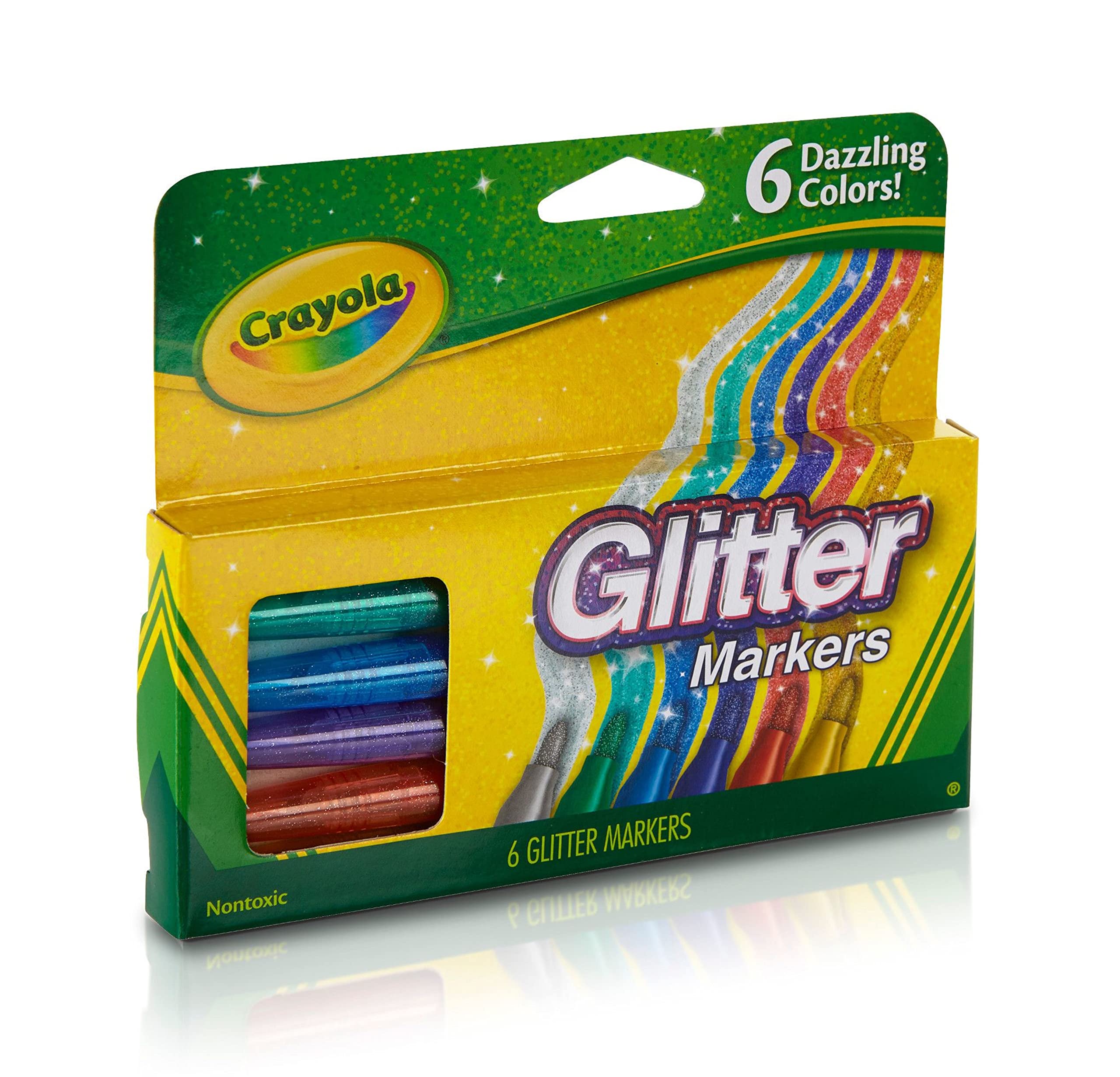 Crayola Glitter Markers 6ct