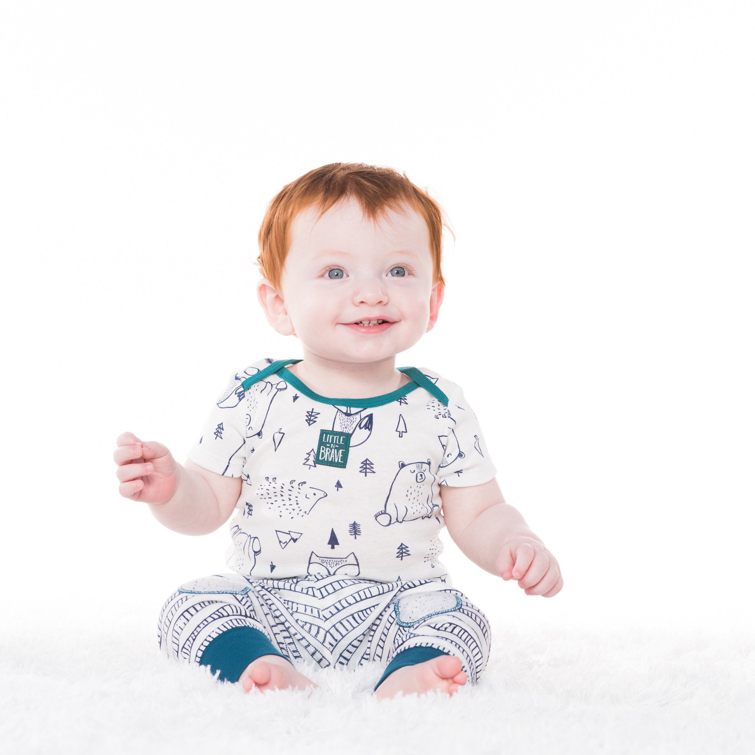 Lamaze Organic Baby baby-boys Short Sleeve Cotton Bodysuit, Snap Closure