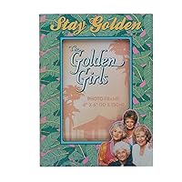 Silver Buffalo Golden Girls Stay Golden Die Cut Photo Frame, 4 x 6 Inches