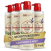 Old Spice Men's Body Wash GentleMan's Blend Lavender & Mint 18 oz (Pack of 4)