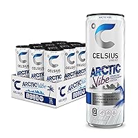 Arctic Vibe Sparkling Frozen Berry, Functional Essential Energy Drink, 12 Fl Oz (Pack of 12)