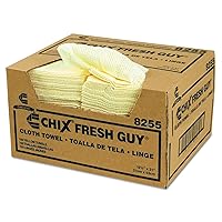 Chix Fresh Guy Towels, 13.5 x 13.5, Yellow, 150/Carton