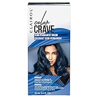 Color Crave Semi-Permanent Hair Dye, Indigo Hair Color, 1 Count