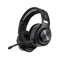 Atlas Air Wireless Open Back PC Gaming Headset for PC, PS5, PS4, Nintendo Switch, Mobile - 24-bit High-Fidelity Audio, Broadcast Grade Mic, Bluetooth, Floating Memory Foam Earcup - Black