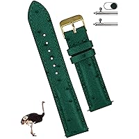 Custom Green Leather Watch Band for Men 16mm 18mm 19mm 20mm 21mm 22mm 23mm 24mm.30mm Premium Handmade Luxury Gift for Men