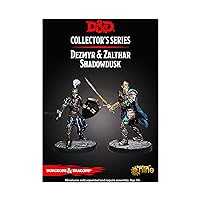 Gale Force Nine Dungeon of The Mad Mage: Zalthar & Dezmyr Shadowdusk (2 Figs) Collector's Series Miniature, Multicolor