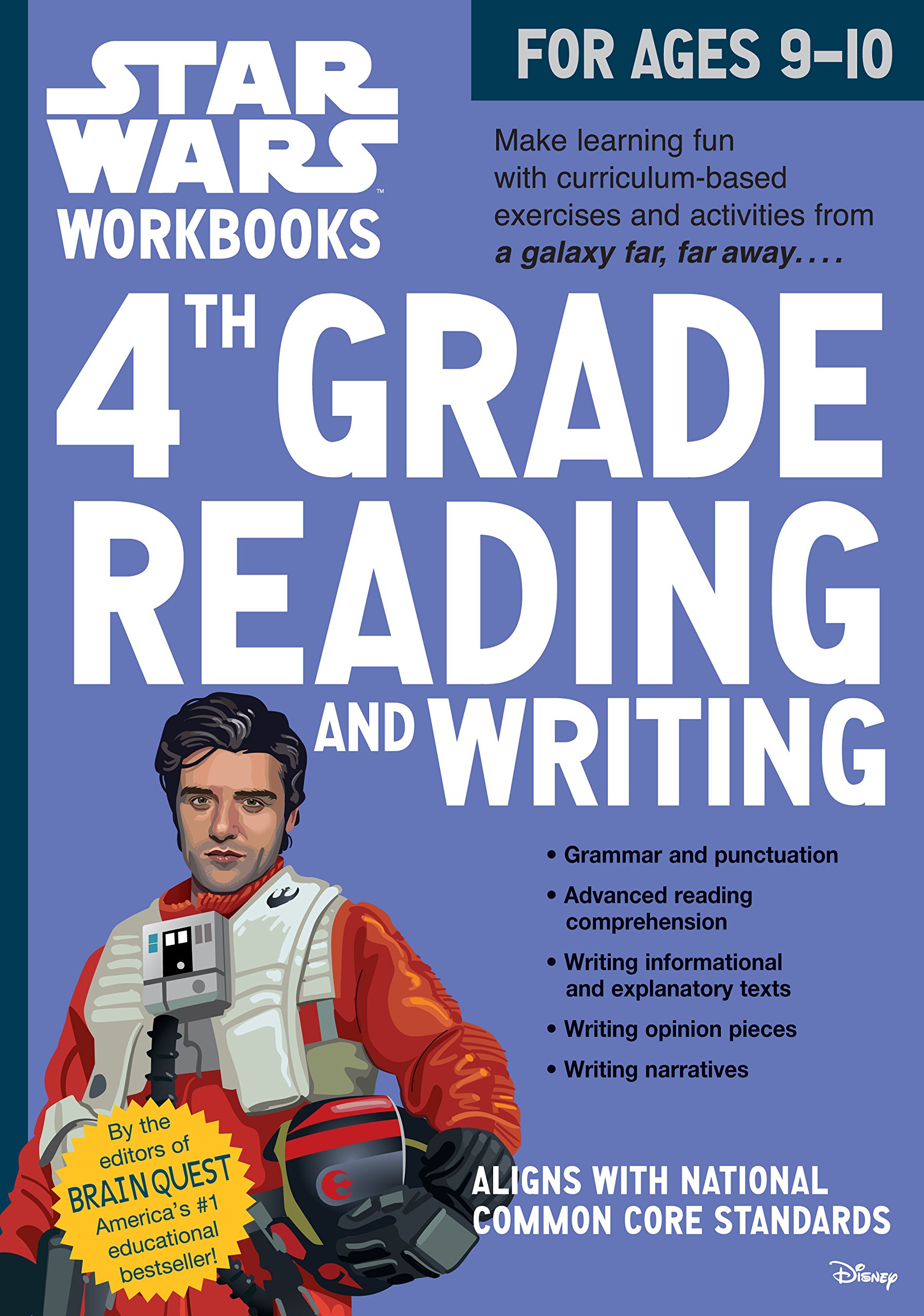 Star Wars Workbook: 4th Grade Reading and Writing (Star Wars Workbooks)