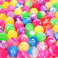 100 Pcs Small Bouncy Balls Bulk,Rubber High Bouncing Balls,Assorted Colorful Bouncy Balls,Mini Neon Cloud Bouncy Balls for Party Favors Birthday Gift Game Prizes Vending Machines (0.72 Inch)