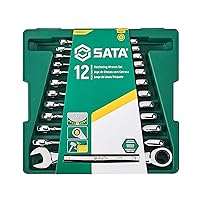 SATA 12-Piece Ratcheting Wrench Set - ST09040-02