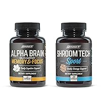 ONNIT Bundle - Alpha Brain (30ct) + Shroom Tech Sport (28ct)