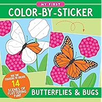 My First Color-By-Sticker Book - Butterflies & Bugs My First Color-By-Sticker Book - Butterflies & Bugs Paperback