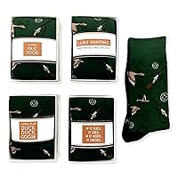 Novelty Hunting Socks for Men, Fun Hunting Gifts For Men Dad, Husband, Boyfriend, Christmas, Birthday